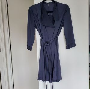 Elie Tahari Belted Navy Blue Dress NWT